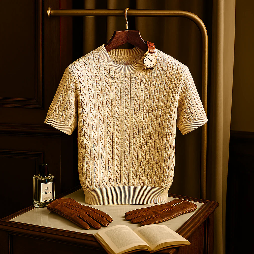 Lusso Cable-Knit Shirt