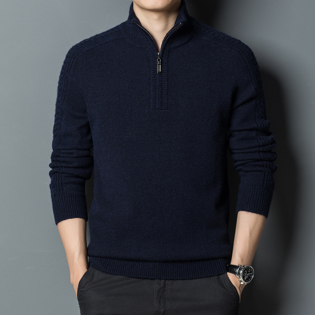 Harrington Wool Sweater