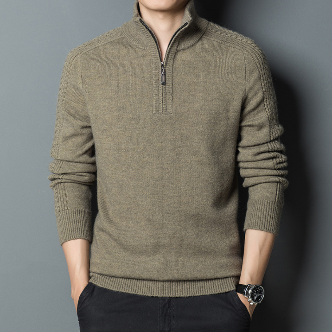 Harrington Wool Sweater