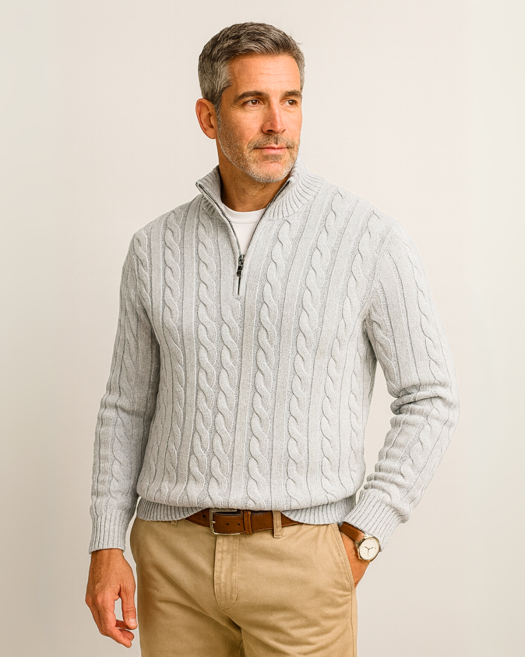 Carmelo Cable-Knit Sweater