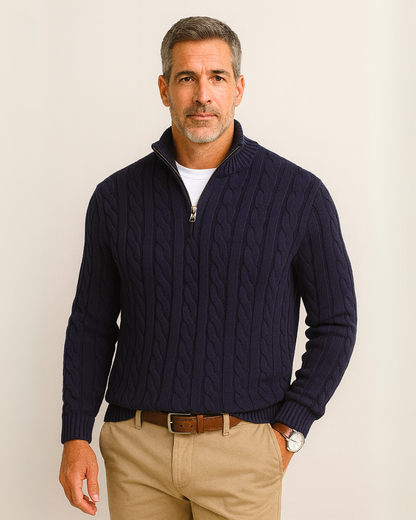 Carmelo Cable-Knit Sweater