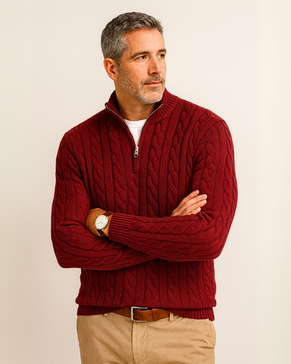 Carmelo Cable-Knit Sweater