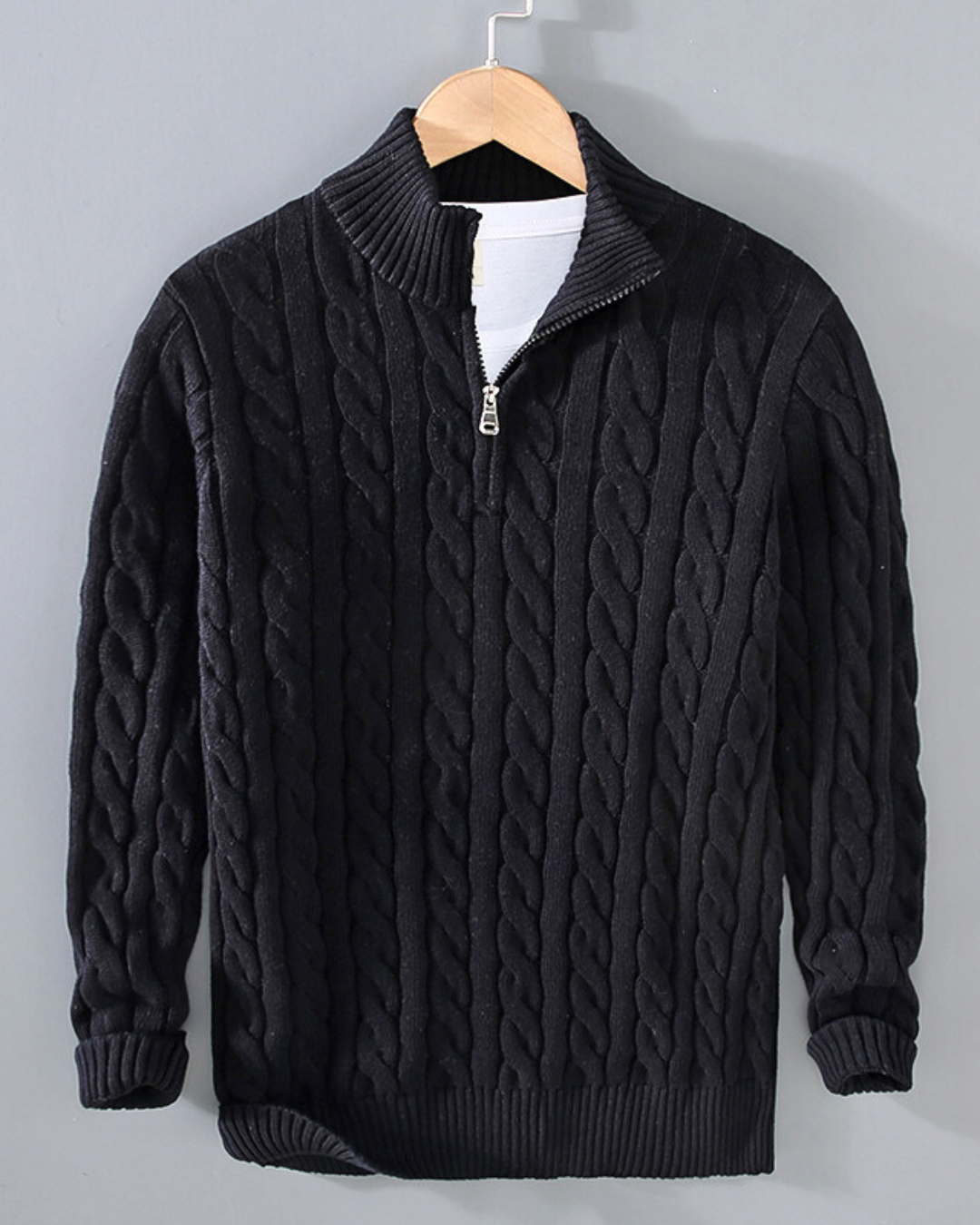 Carmelo Cable-Knit Sweater