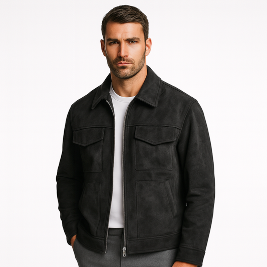 Legacy Vegan Suede Jacket