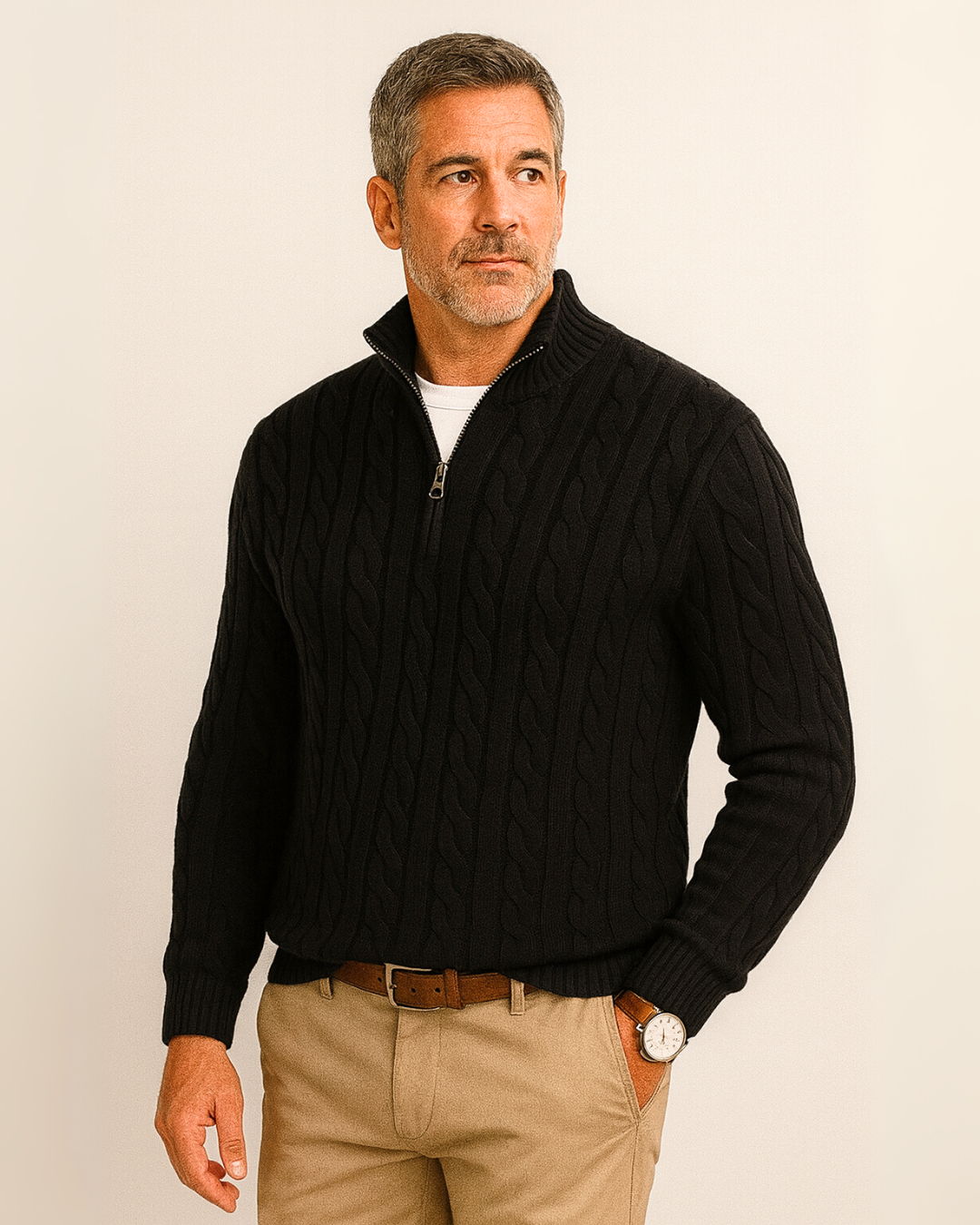 Carmelo Cable-Knit Sweater