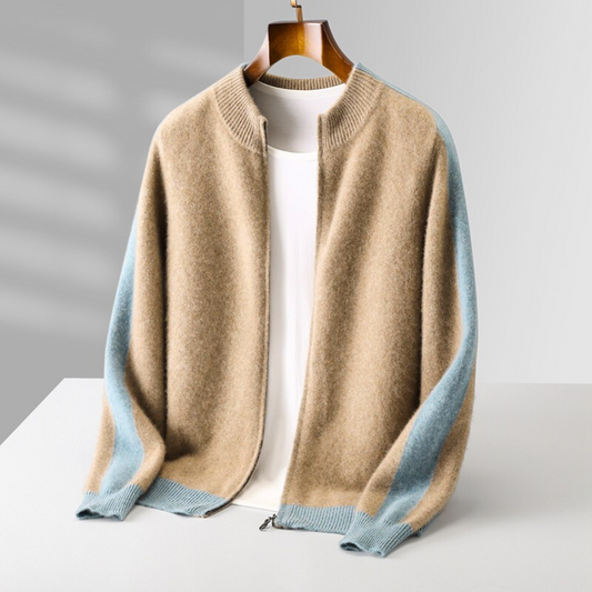 Cenzo Cashmere Zip-Up