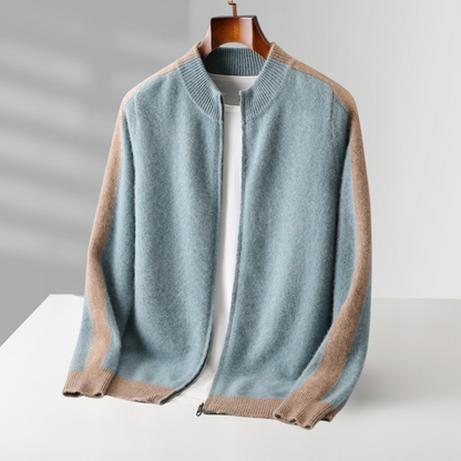 Cenzo Cashmere Zip-Up