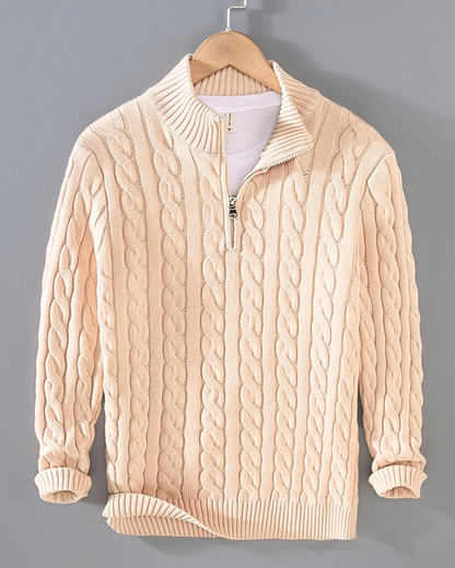 Carmelo Cable-Knit Sweater