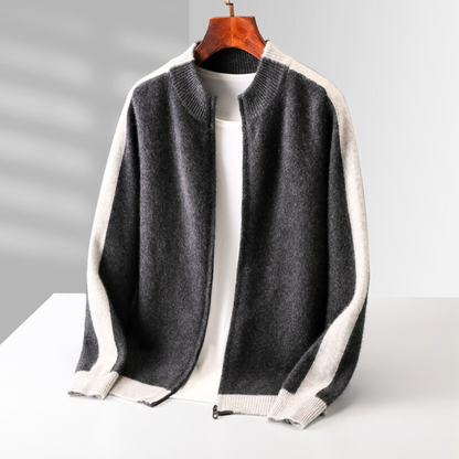 Cenzo Cashmere Zip-Up