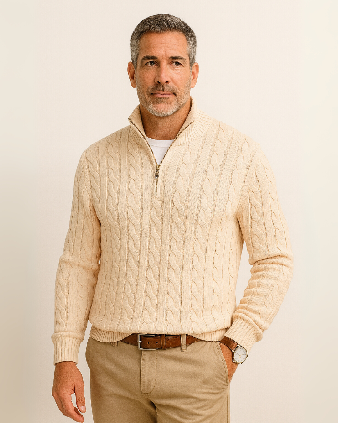 Carmelo Cable-Knit Sweater